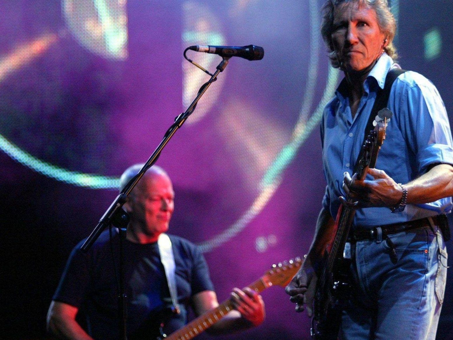 Ehemaliger Pink Floyd-Bassist Roger Waters bei einem Konzert in London. Ehemaliger Pink Floyd-Bassist Roger Waters bei einem Konzert in London.