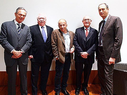 Bei der Bekanntgabe der neuen Sponsoren der Wiener Festwochen Bei der Bekanntgabe der neuen Sponsoren der Wiener Festwochen