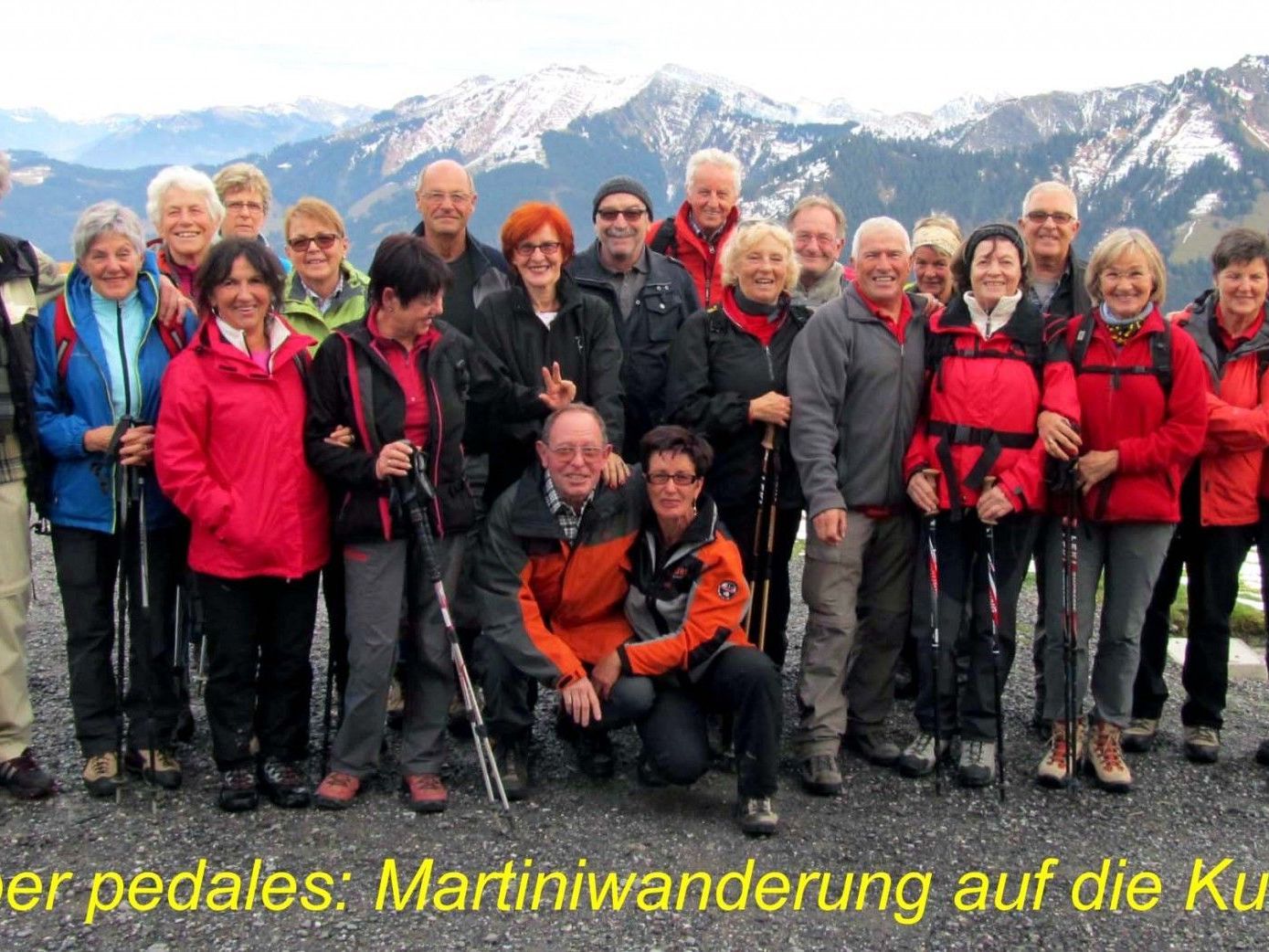 Team per pedales Martiniwanderung 2012 Team per pedales Martiniwanderung 2012