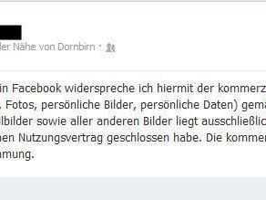 Mit solchen Statusmeldungen hoffen viele, Facebook ein Schnippchen zu schlagen. Mit solchen Statusmeldungen hoffen viele, Facebook ein Schnippchen zu schlagen.