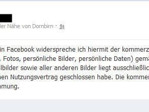 Mit solchen Statusmeldungen hoffen viele, Facebook ein Schnippchen zu schlagen.