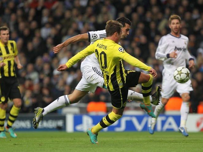 Mario Götze machte gegen Real ein tolles Spiel Mario Götze machte gegen Real ein tolles Spiel
