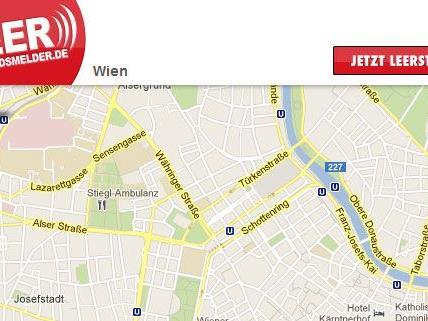 Online werden leerstehende Immobilien in Wien angezeigt.