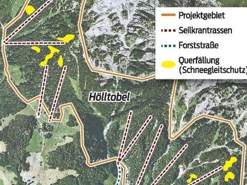 Geplantes Schutzwaldprojekt im Klostertal Geplantes Schutzwaldprojekt im Klostertal