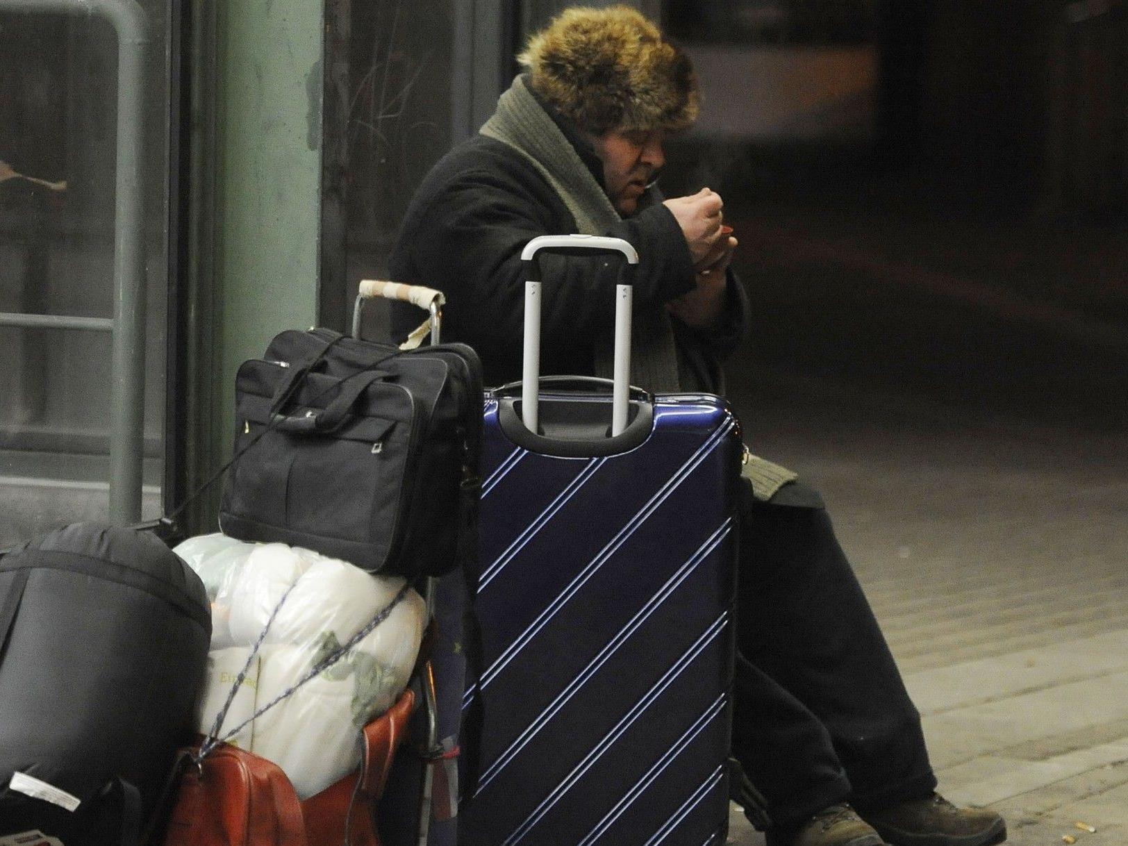 Kältetelefon der Caritas Wien hilft obdachlosen Menschen