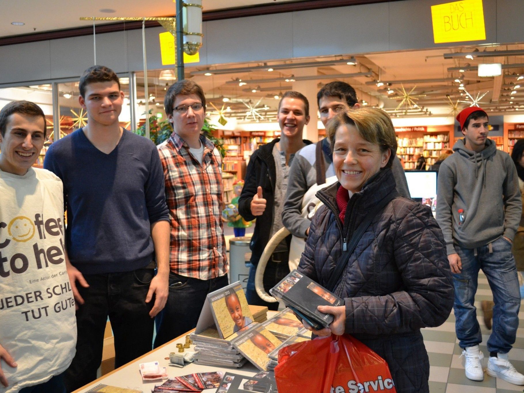 Positives Echo für die Coffee to help Aktion der Lehrlinge der LBS Dornbirn. Positives Echo für die Coffee to help Aktion der Lehrlinge der LBS Dornbirn.