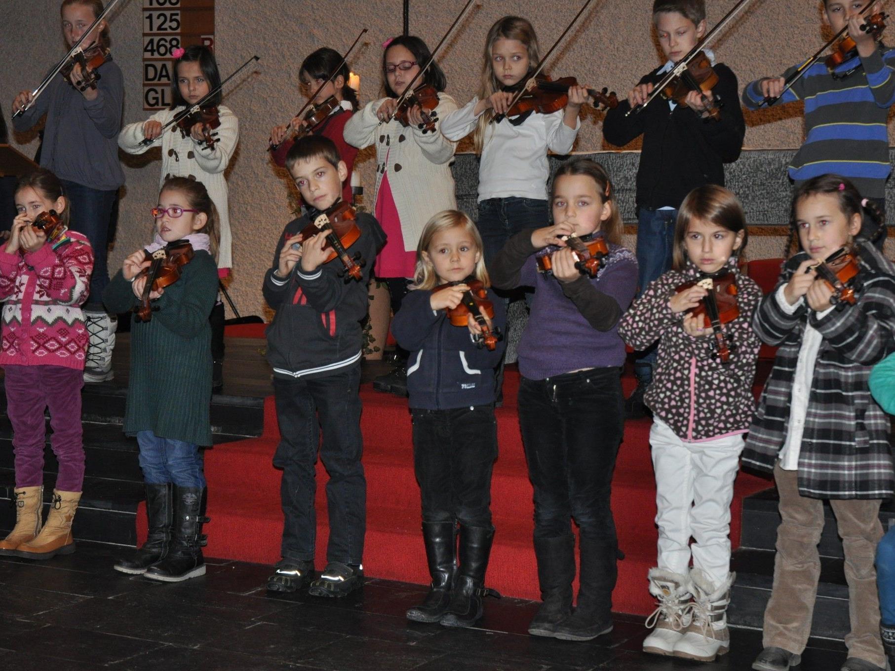 Die Musikschule Rankweil-Vorderland bot ein stimmungsvolles Adventkonzert.