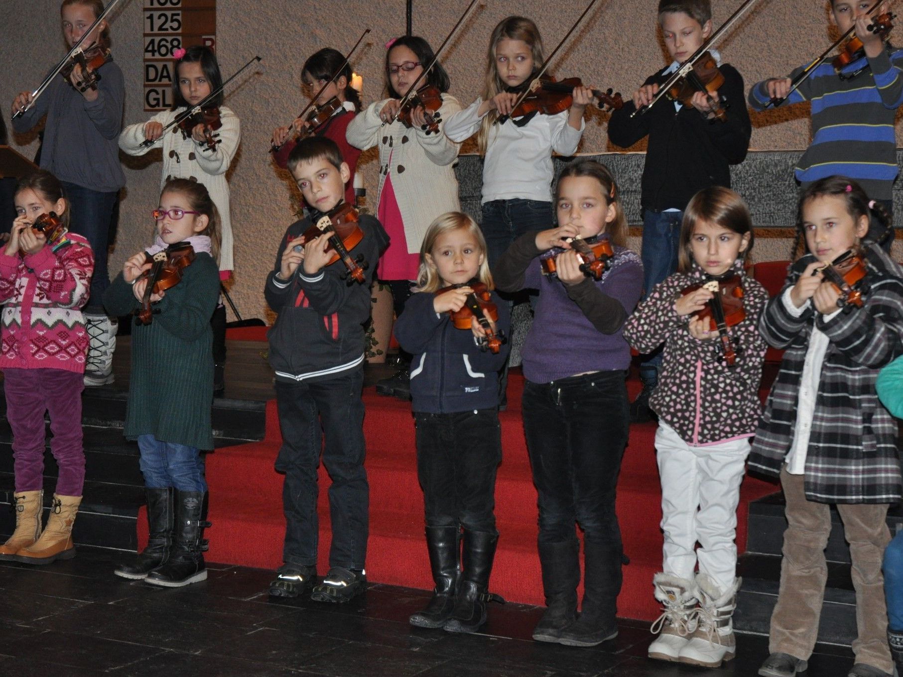 Die Musikschule Rankweil-Vorderland bot ein stimmungsvolles Adventkonzert.