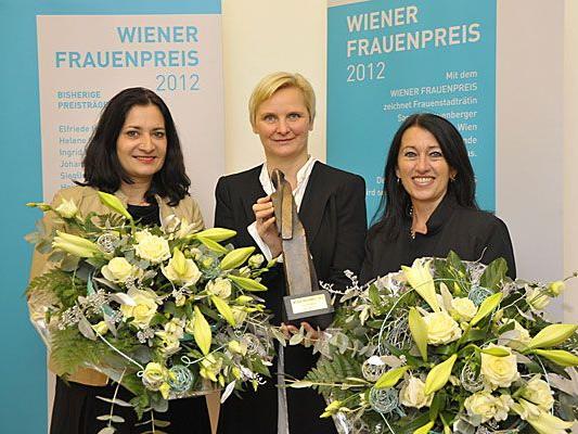 Frauenpreis 2012: Die Preisträgerinnen bei der Verleihung in Wien