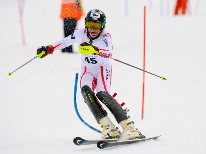 Der Montafoner Pascal Fritz gewann den Slalom in Riefensberg, nur ein Durchgang wurde gefahren. Der Montafoner Pascal Fritz gewann den Slalom in Riefensberg, nur ein Durchgang wurde gefahren.