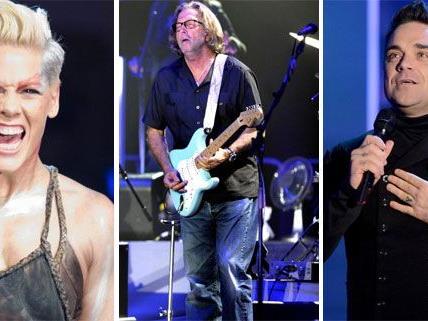 Pink, Eric Clapton, Robbie Williams - und viele weitere Konzerte kommen 2013 auf uns zu.