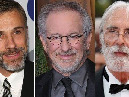 Christoph Waltz, Steven Spielberg und Michael Haneke ürfen auf einen Oscar hoffen