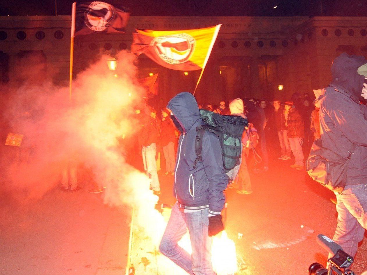 WKR-Ball "wird zu" Akademikerball: Jedes Jahr gibt es zahlreiche Proteste und Demos.