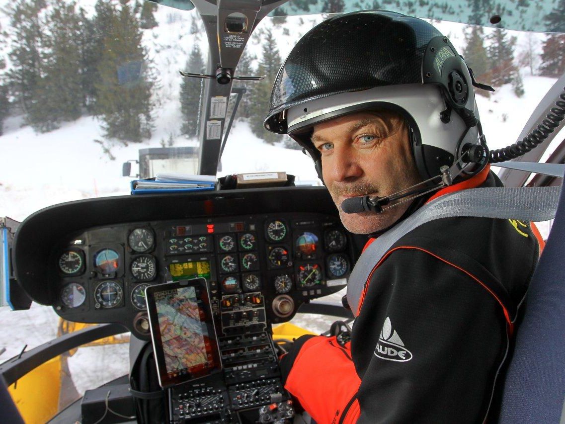 Stefan Ganahl im Cockpit von Gallus 1. Stefan Ganahl im Cockpit von Gallus 1.