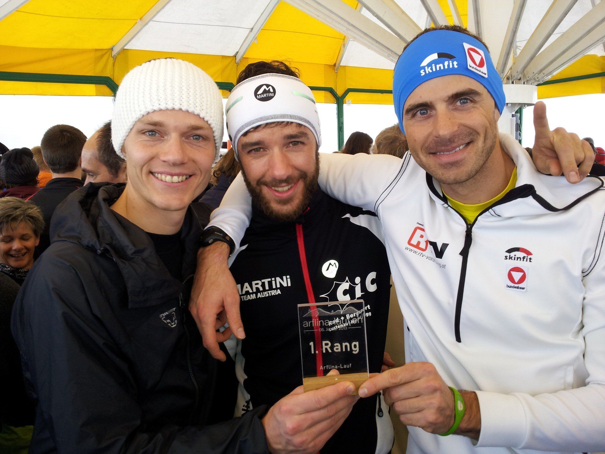 Das Ländletrio Patrick Innerhofer, Johannes Graf und Martin Hämmerle wurden im Team Erster. Das Ländletrio Patrick Innerhofer, Johannes Graf und Martin Hämmerle wurden im Team Erster.