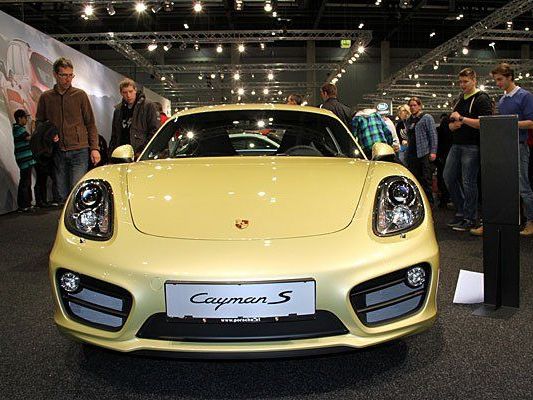 Ein besonderer Höhepunkt der Vienna Autoshow: der neue Cayman von Porsche Ein besonderer Höhepunkt der Vienna Autoshow: der neue Cayman von Porsche