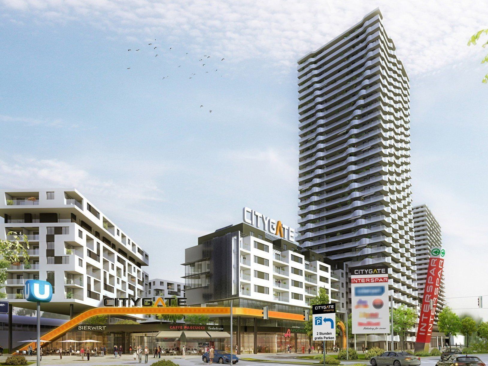 Am 7.1. startete der Baubeginn zum neuen Stadtteil "Citygate" im 21. Wiener Bezirk. Am 7.1. startete der Baubeginn zum neuen Stadtteil "Citygate" im 21. Wiener Bezirk.