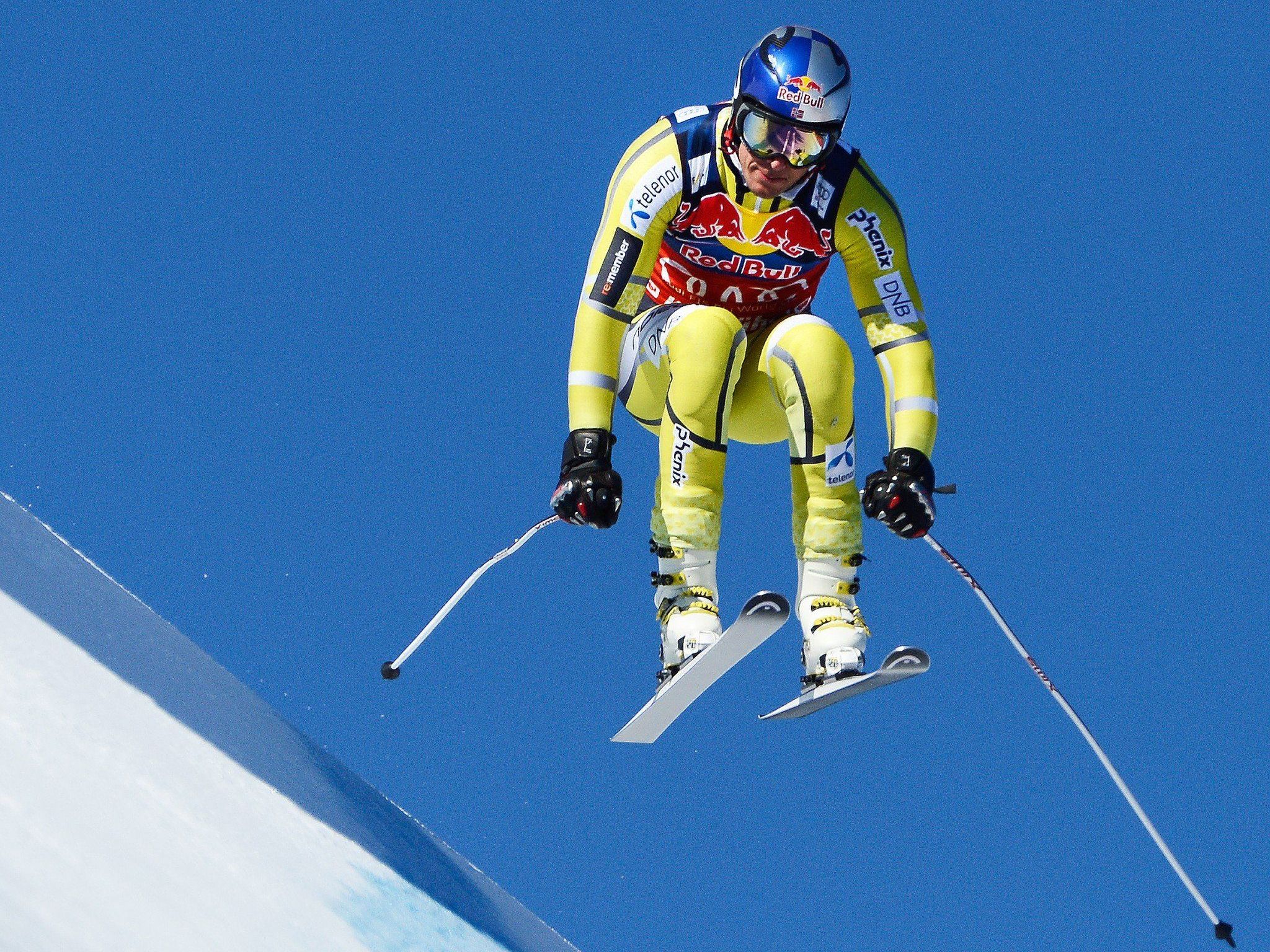 Svindal macht sich mit seinen Trainingsleistungen auf der Streif zum großen Favoriten in der Abfahrt.