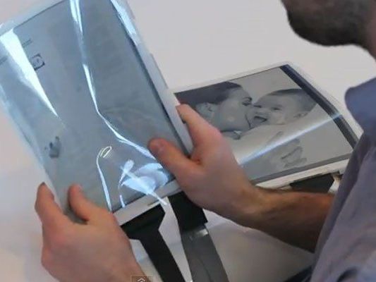Tablets wie Papier: vielleicht die Zukunft. Tablets wie Papier: vielleicht die Zukunft.