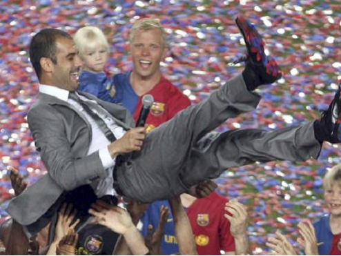 Pep Guardiola holte mit dem FC Barcelona insgesamt vierzehn Titel in vier Jahren.
