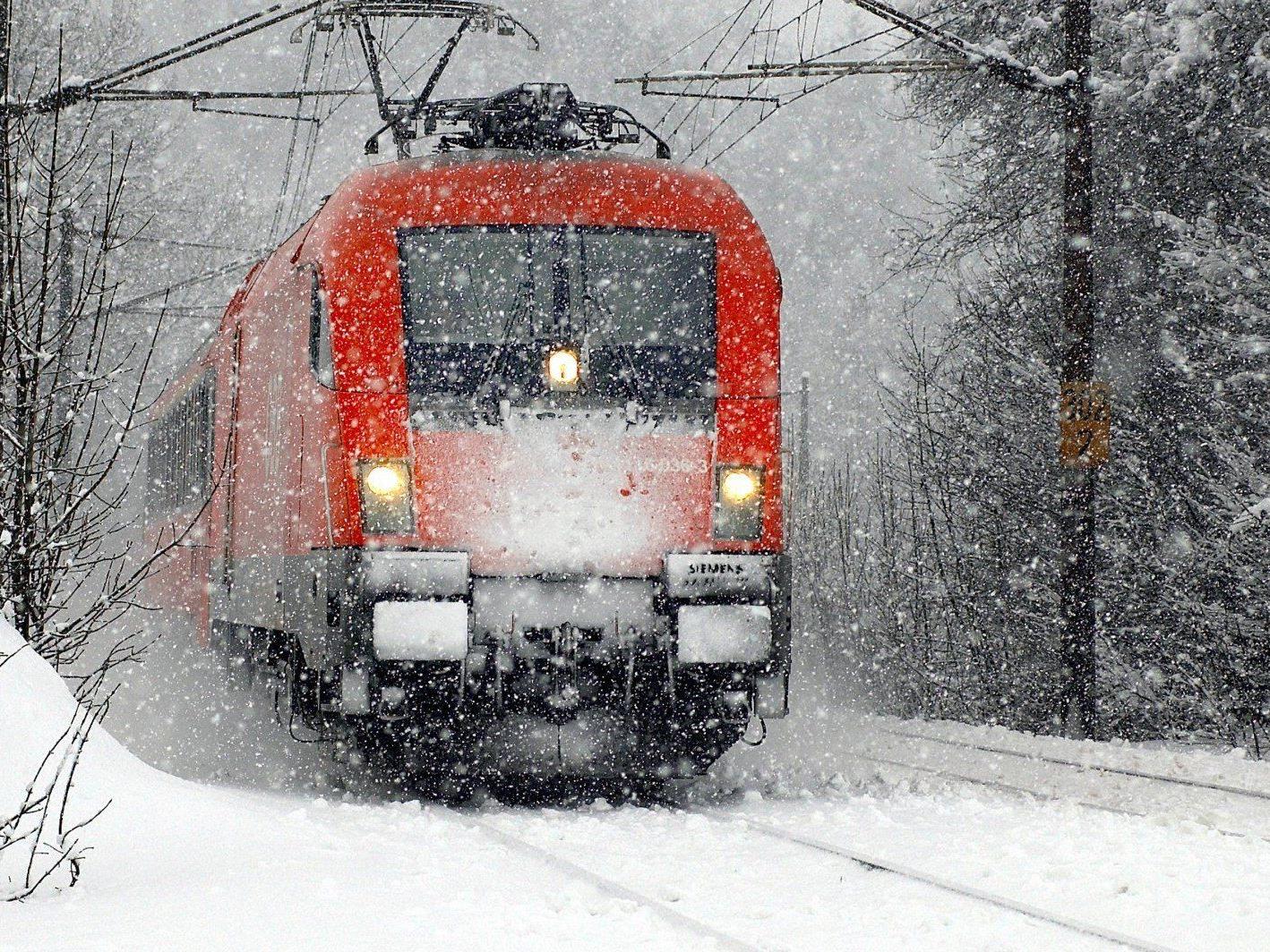 Unter einem Zug aus Wien wurde eine gefrorene Leiche gefunden.