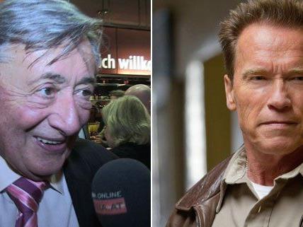 Richard Lugner zeigte sich von Arnold Schwarzeneggers neuem Film begeistert.