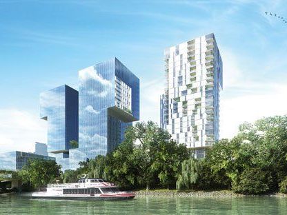 Das Zollamt in Wien-Landstraße wird durch drei Hochhäuser ersetzt. Das Zollamt in Wien-Landstraße wird durch drei Hochhäuser ersetzt.