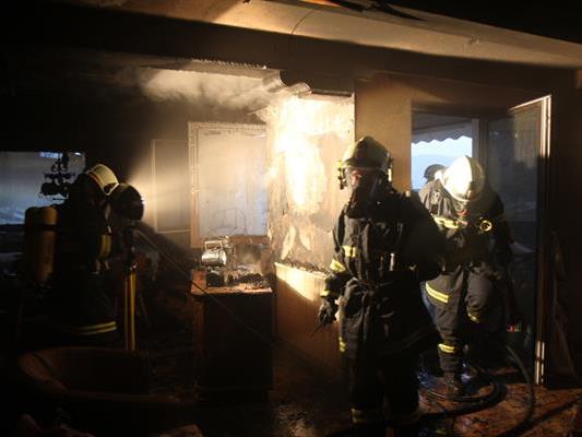 Bei dem Wohnungsbrand wurde niemand verletzt.