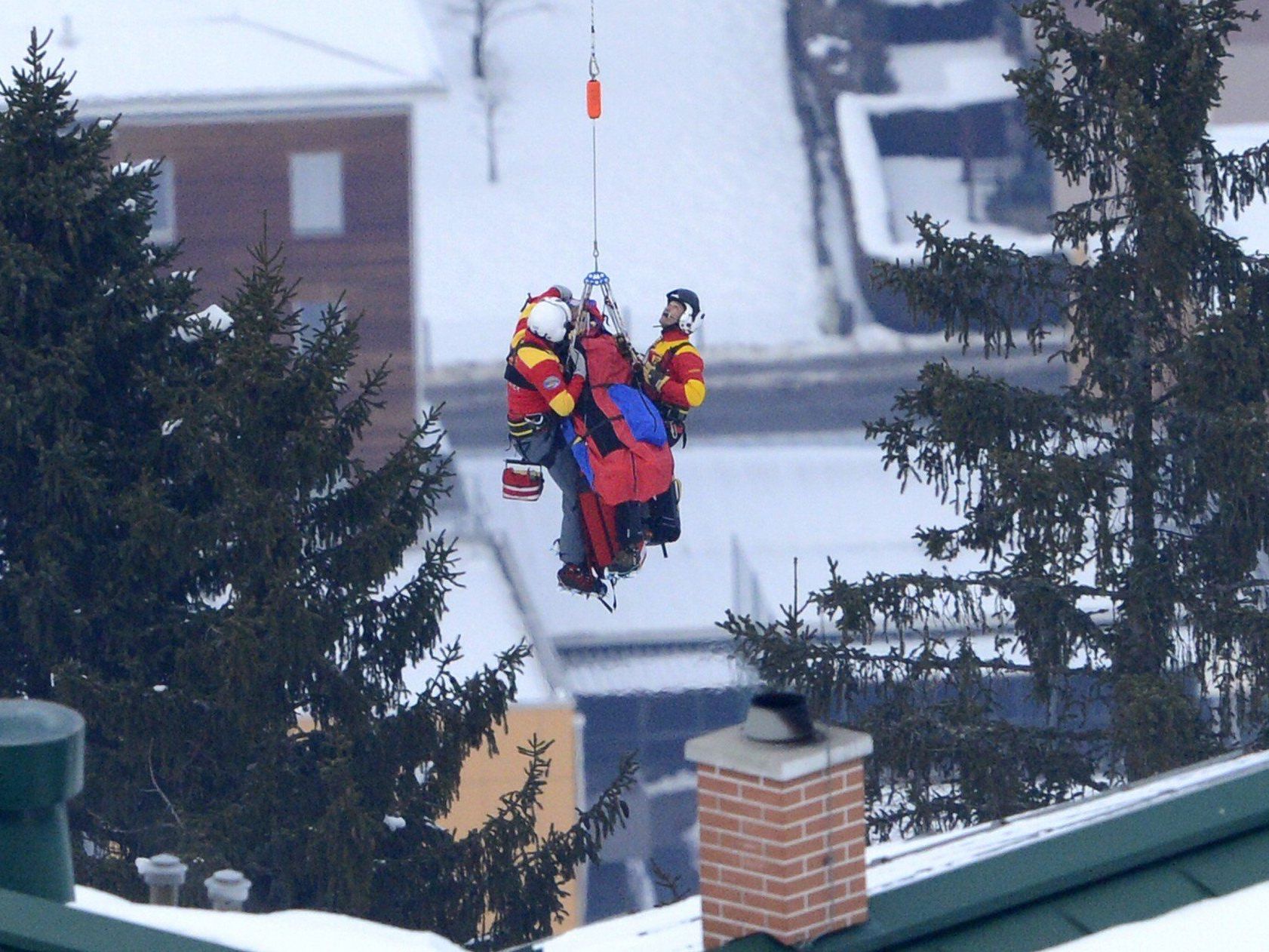 Topfavoritin Lindsey Vonn im Super-G der Damen in Schladming schwer gestürzt.