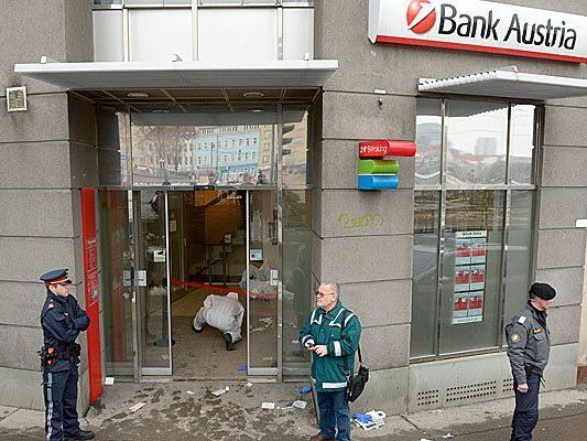Diese Bankfiliale wurde am Mittwoch überfallen Diese Bankfiliale wurde am Mittwoch überfallen
