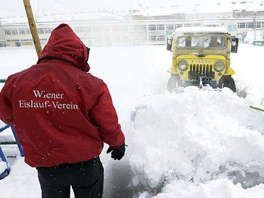 Der Wiener Eislaufverein versinkt im Schnee