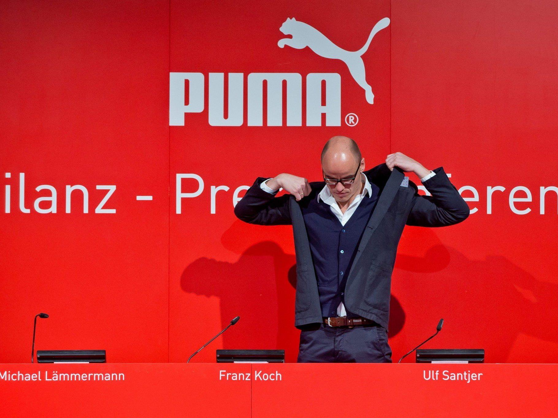 Puma-Chef Franz Koch keilt wegen öffentlichem Rüffel im Herbst zurück.