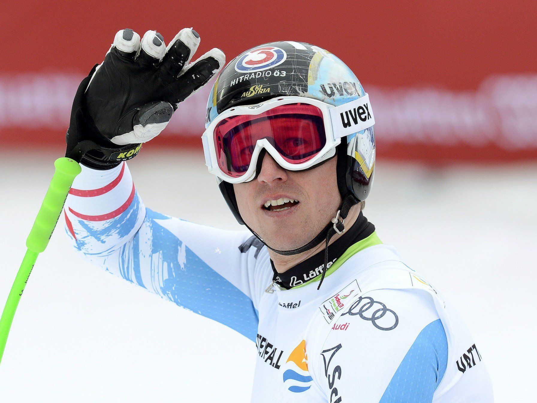 Knapp an einer Super-G-Medaille vorbei: Hannes Reichelt auf Platz vier. Knapp an einer Super-G-Medaille vorbei: Hannes Reichelt auf Platz vier.