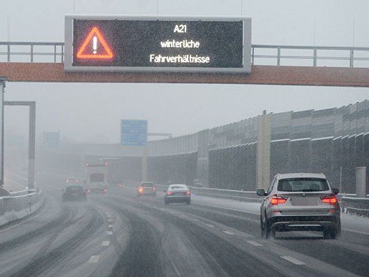 Winterwetter: Die A21 wurde gesperrt