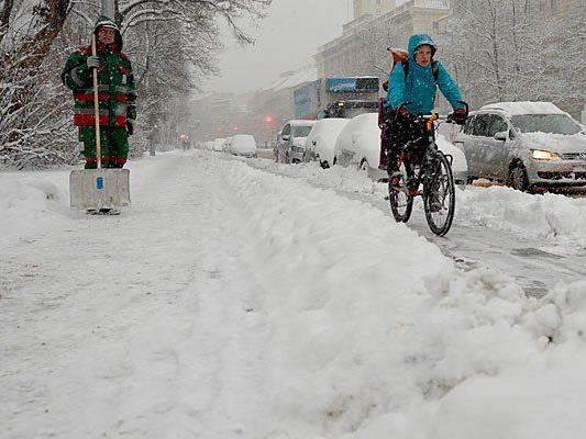 Wien wird in den nächsten Tagen wieder ziemlich im Schnee versinken