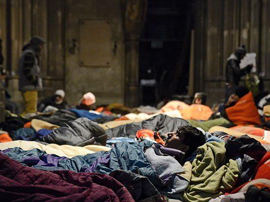 Der Hungerstreik der Flüchtlinge in der Votivkirche hat ein Ende