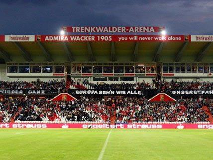 Das Spiel zwischen Admira gegen Salzburg in der Trenkwalder Arena musste abgesagt werden
