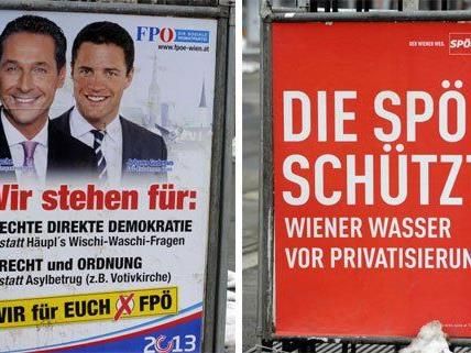 SPÖ und FPÖ sind sich in Sachen Volksbefragung spinnefeind.