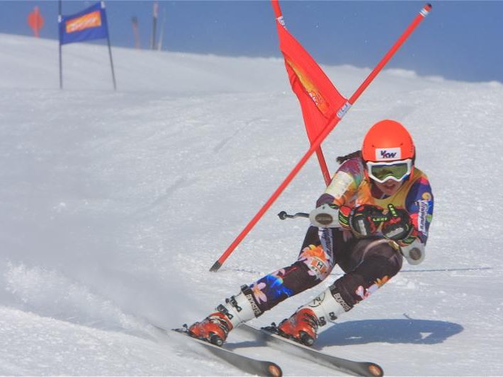 Nadine Taudes aus Bürs siegte am Diedamskopf bei den Schülertitelkämpfen im Super G. Nadine Taudes aus Bürs siegte am Diedamskopf bei den Schülertitelkämpfen im Super G.
