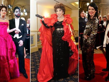 Diese Roben konnten am Wiener Opernball nicht überzeugen. Diese Roben konnten am Wiener Opernball nicht überzeugen.