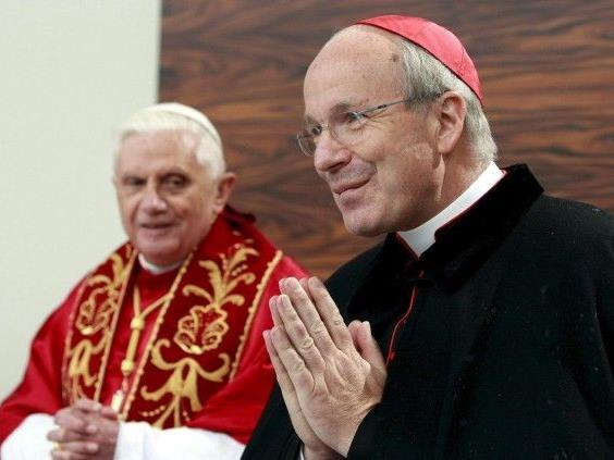 Kardinal Christoph Schönborn mit Papst Benedikt XVI.