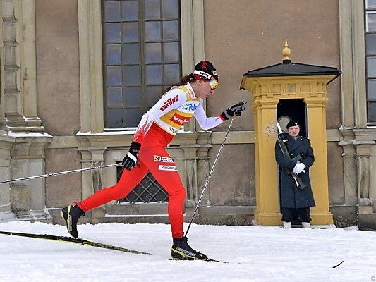 Justyna Kowalczyk flitzt durch Stockholm Justyna Kowalczyk flitzt durch Stockholm