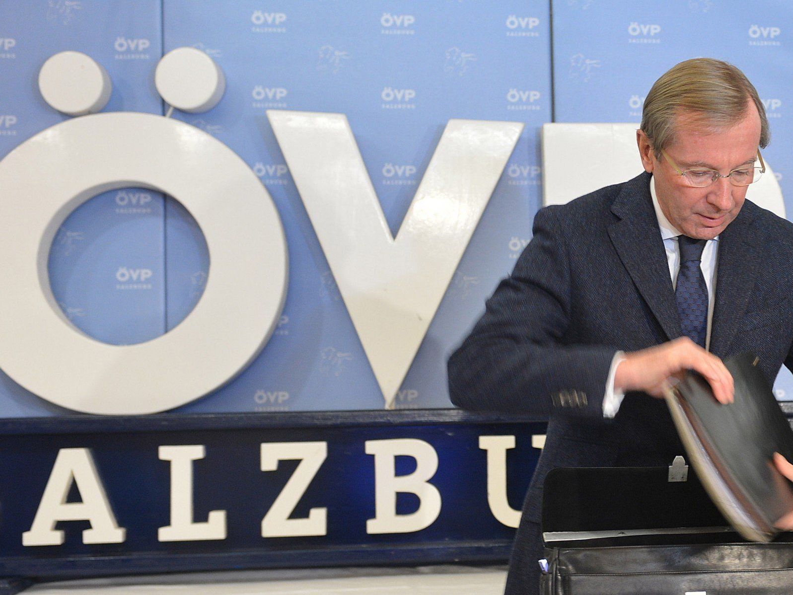 Vor der Landtagswahl in Salzburg präsentiert die ÖVP ein neues Programm Vor der Landtagswahl in Salzburg präsentiert die ÖVP ein neues Programm