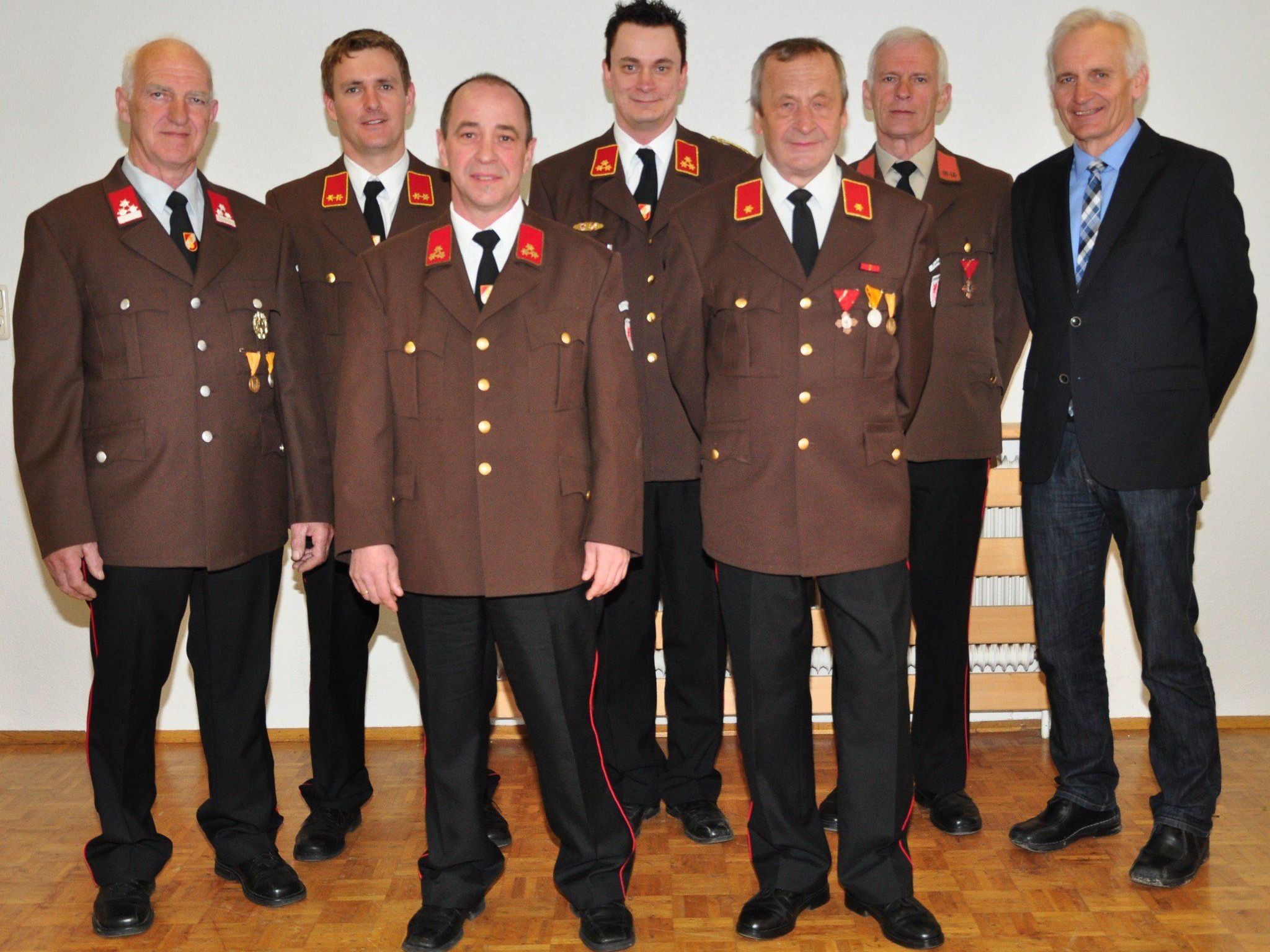 Ortsfeuerwehr Riefensberg hat mit Bernhard Held (Mitte) einen neuen Kommandant Ortsfeuerwehr Riefensberg hat mit Bernhard Held (Mitte) einen neuen Kommandant