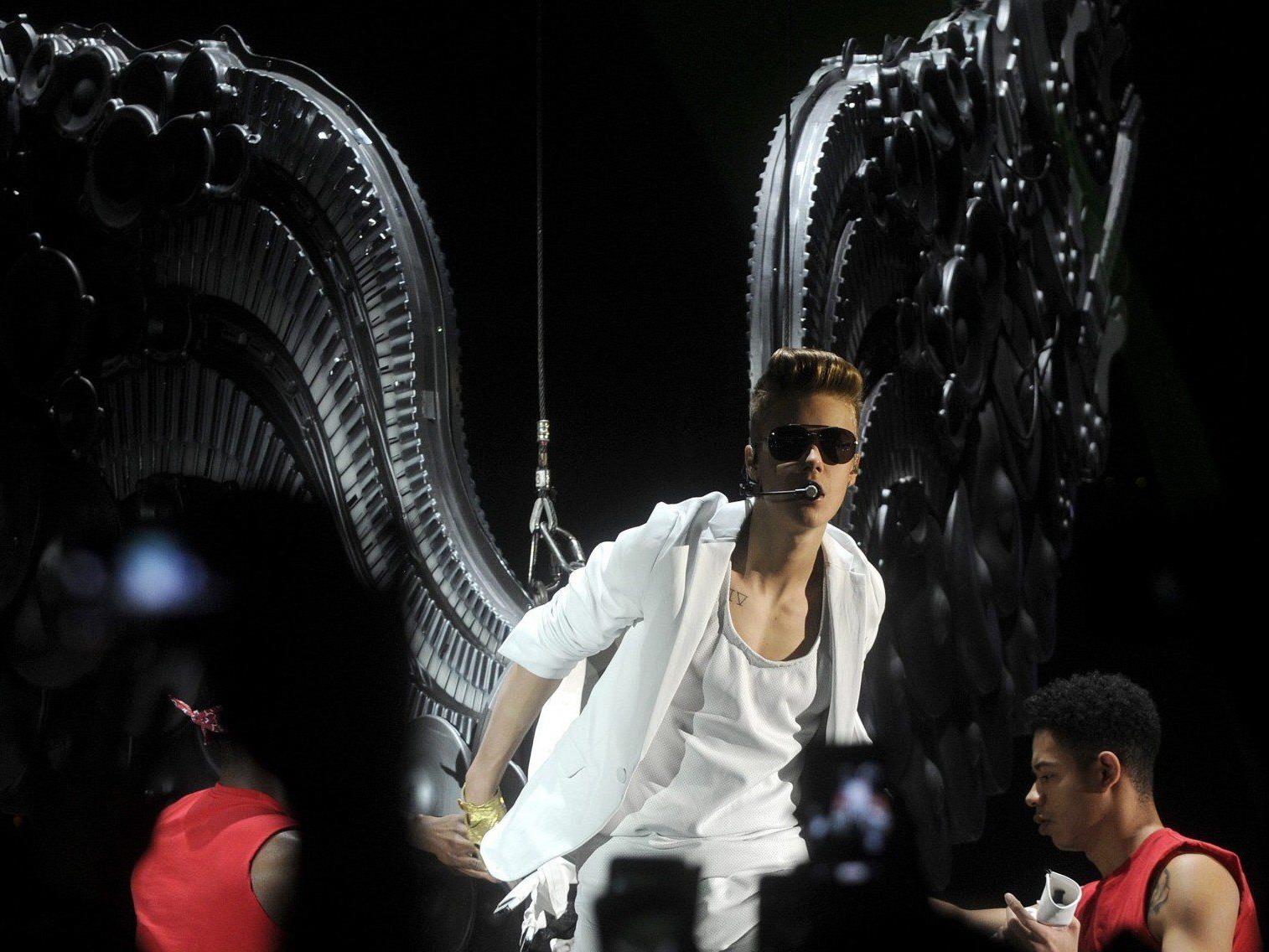 Justin Bieber-Fans bekamen in Wien eine gigantische Pop-Show zu sehen.