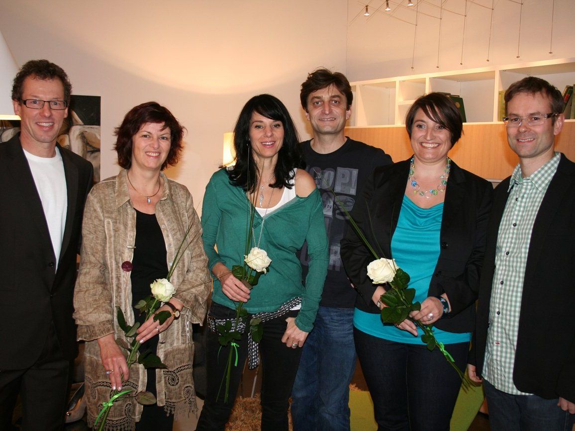 Christian und Elisabeth Ladner, Patrick Haumer und Silvia Schallert sowie Judith und Hanno Reutterer. Christian und Elisabeth Ladner, Patrick Haumer und Silvia Schallert sowie Judith und Hanno Reutterer.
