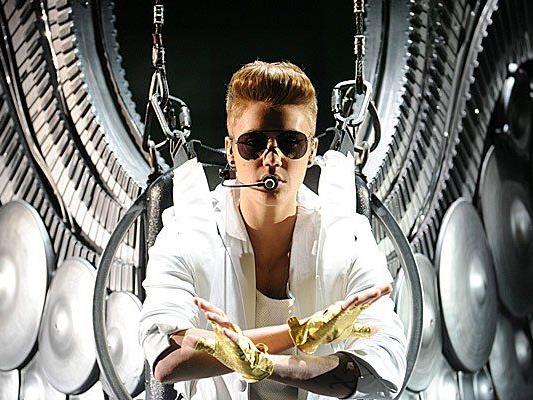 Justin Bieber beim Auftritt am Donnerstag in München - dasselbe Programm erwartet die Fans in Wien