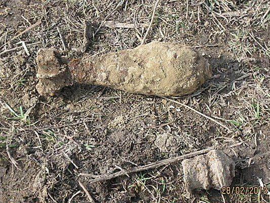 Dieses Kriegsrelikt wurde auf einer Baustelle in Donaustadt gefunden