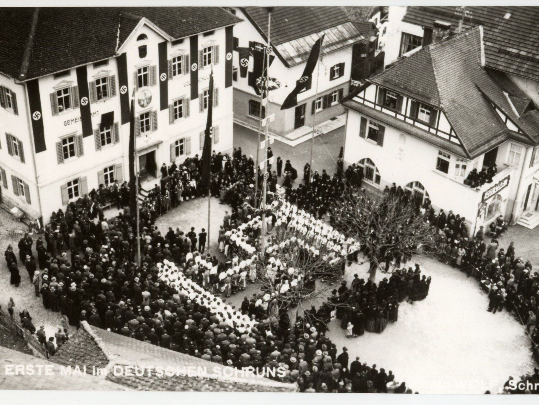 NS-Feier am 1. Mai 1938 in Schruns NS-Feier am 1. Mai 1938 in Schruns