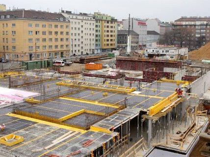 Das neue "Bildungscampus"-Gelände in Wien nimmt langsam Form an.